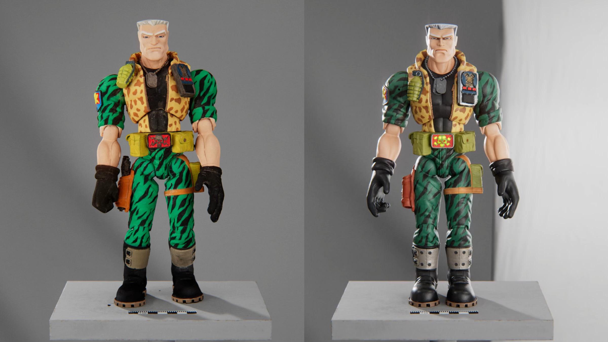 スモール・ソルジャーズ」のオリジナル「チップ・ハザード」人形を