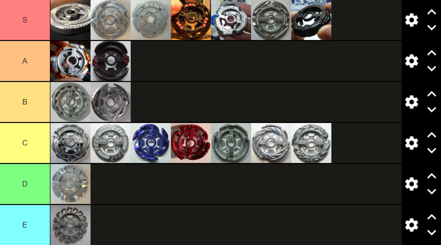 メタルファイトベイブレード ハイブリッドウィール ティアリスト MFB