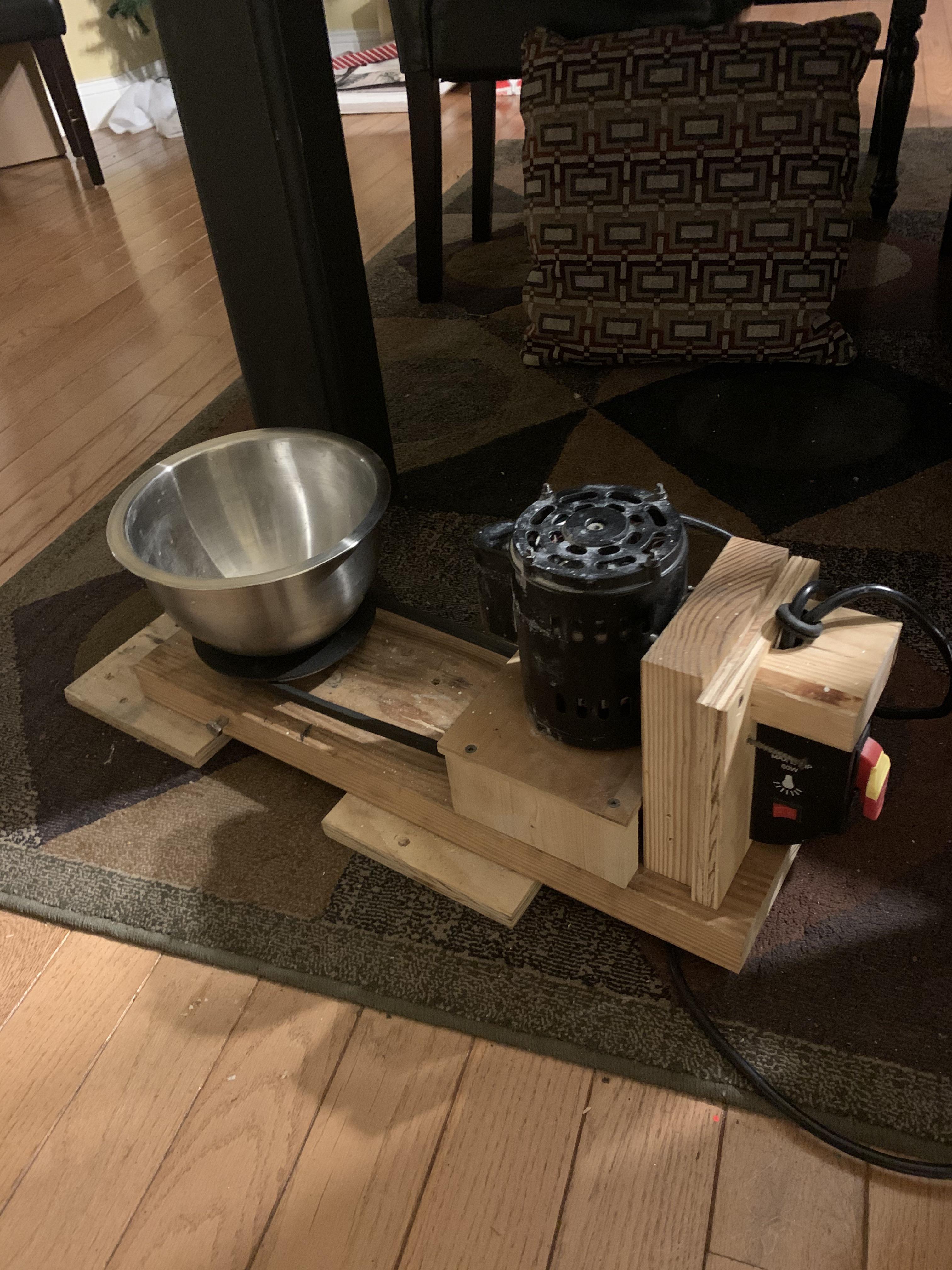 自家製1/2馬力ボーリングボールスピナー、「これはあなたを殺すだけで