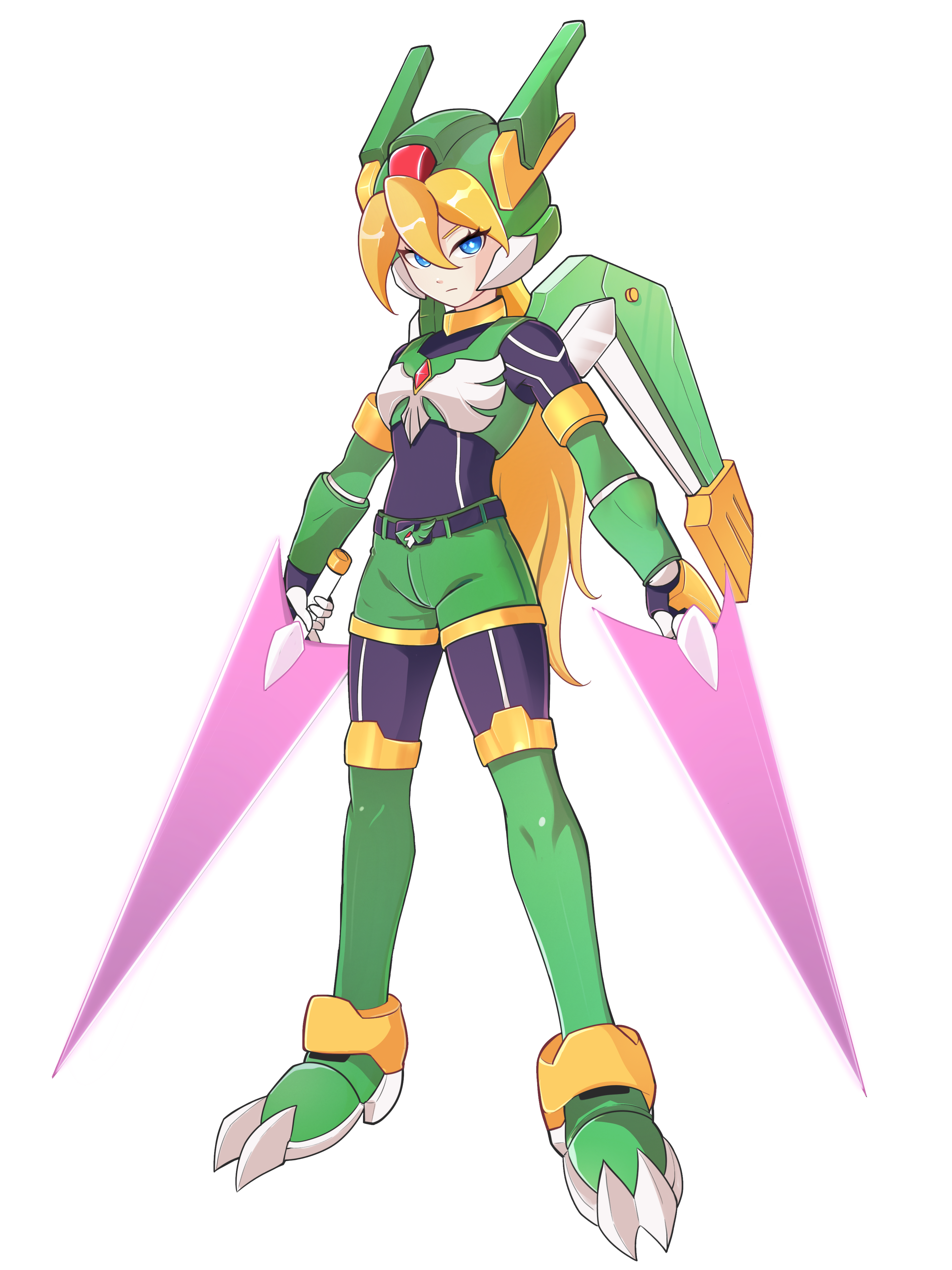 Ciel Megamerged With Model H(Revised) by Uta Guipiy : r/Megaman