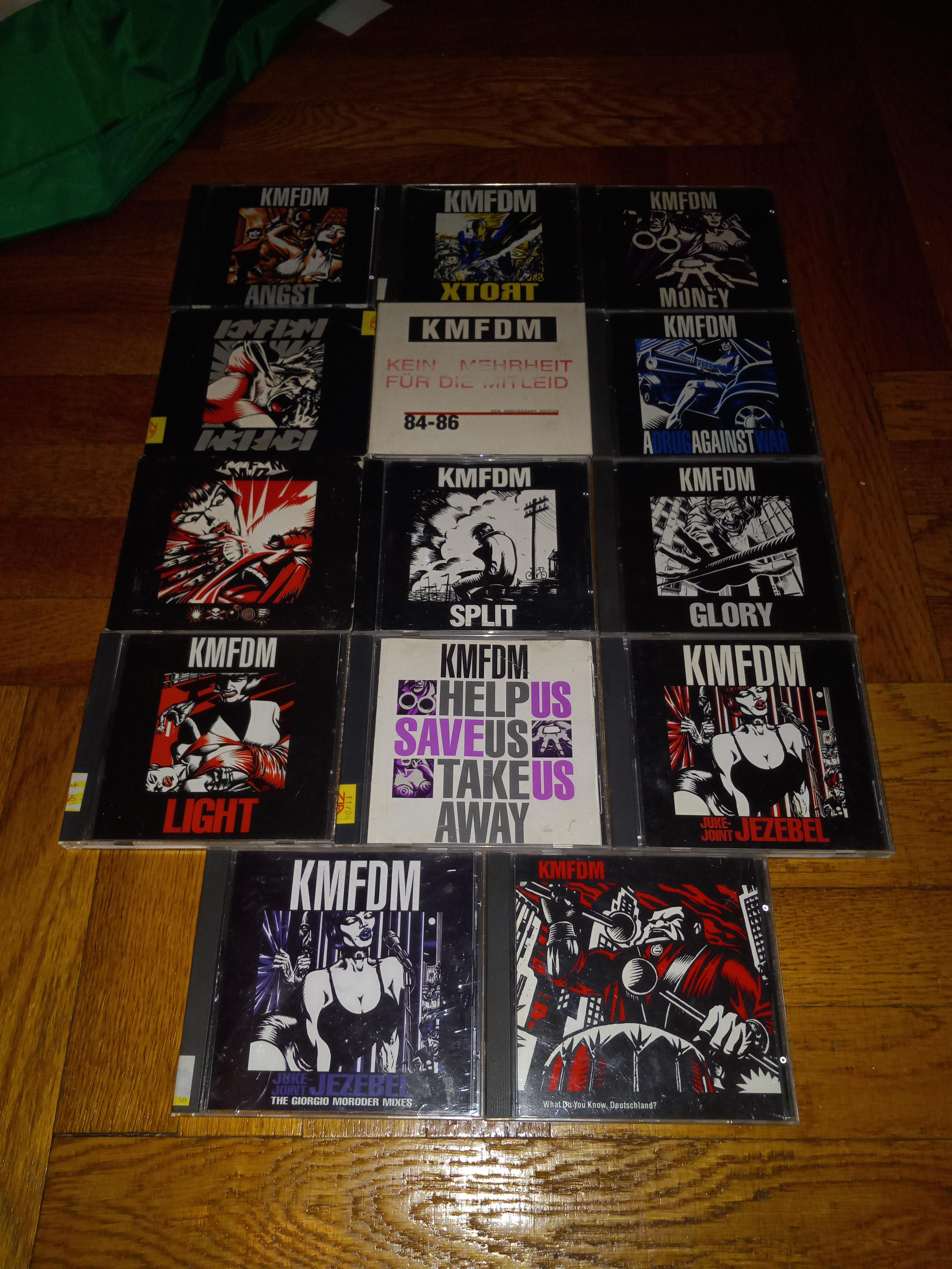Letting go of my KMFDM CD Collection :'( : r/KMFDM