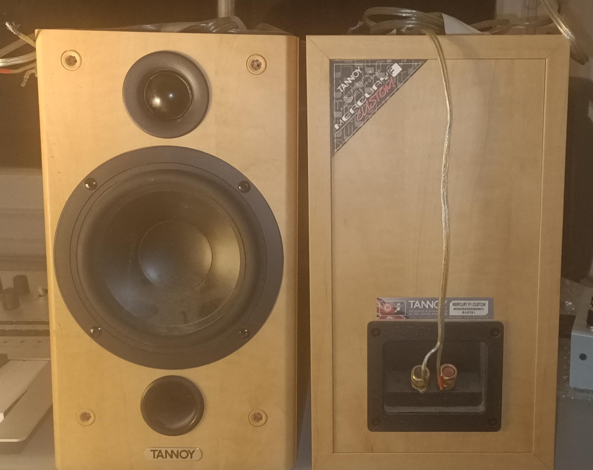 Just found these on the street, the label says Tannoy Mercury F1