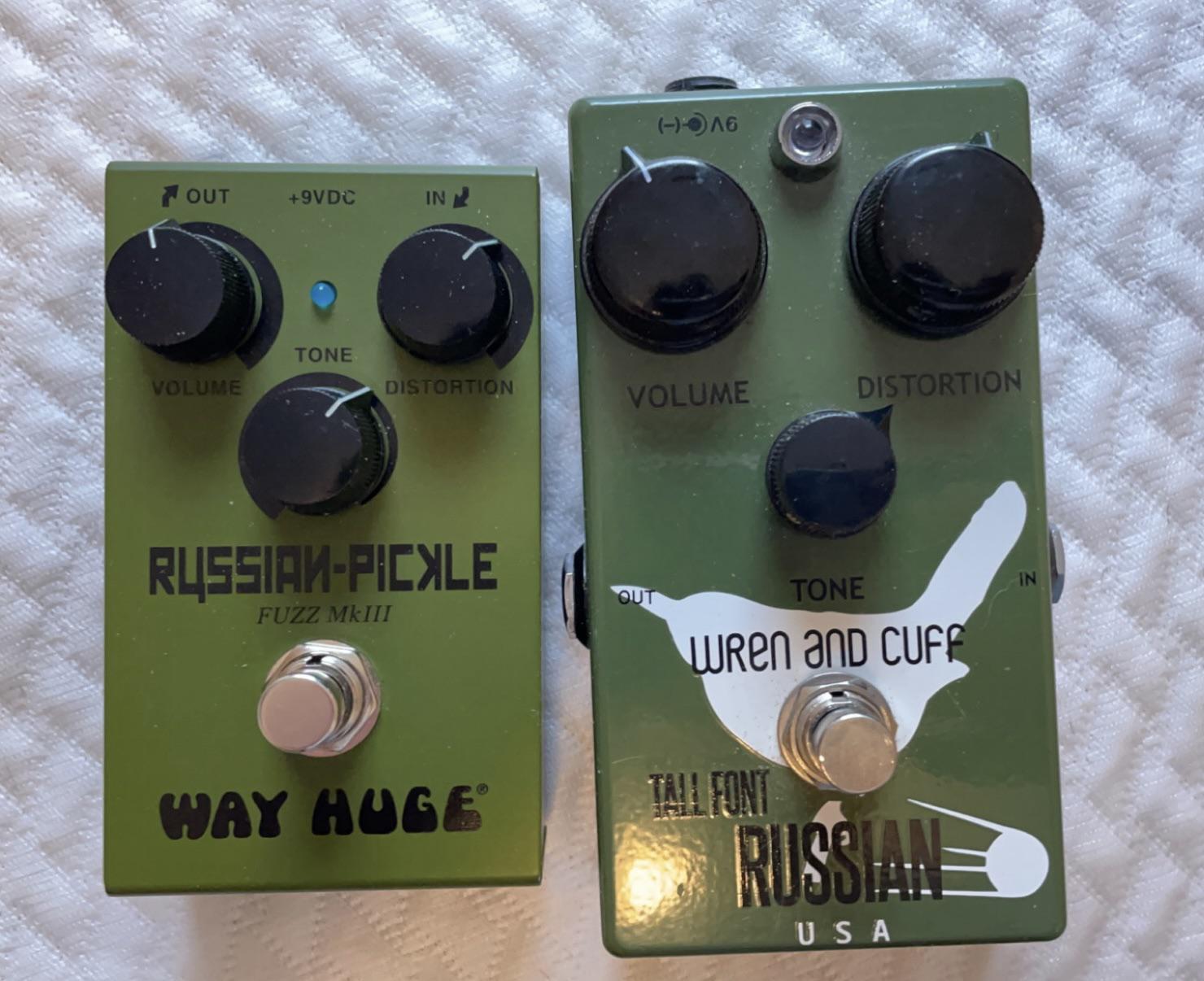 NPD Way Huge Russian Pickle up against the W&C Tall Font Russian