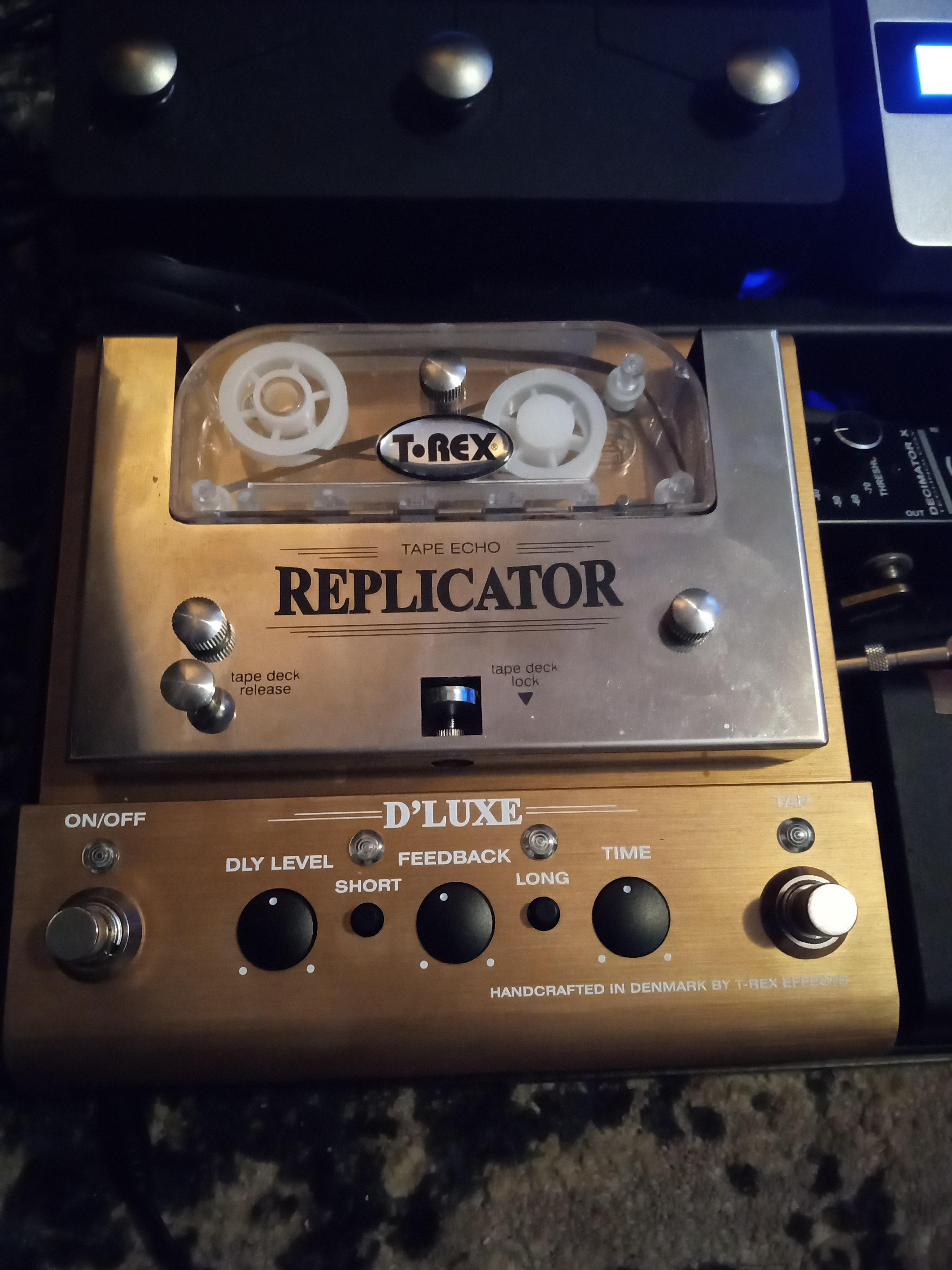 NPD T-Rex Replicator D'Luxe Tape Delay : r/guitarpedals