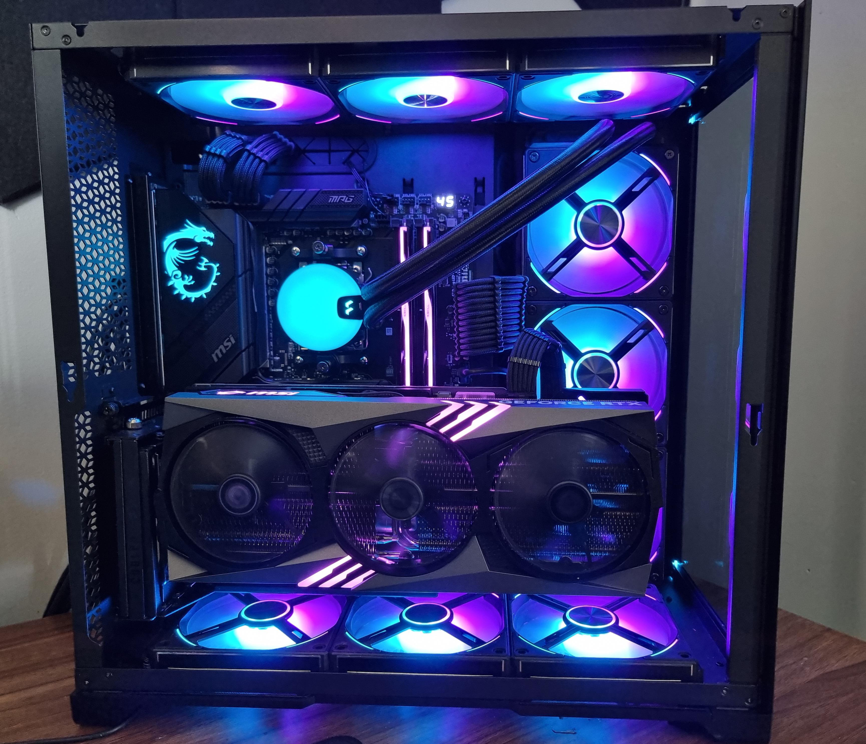 MSI 4090 Gaming X Trio. Yes it's pretty close to the side panel