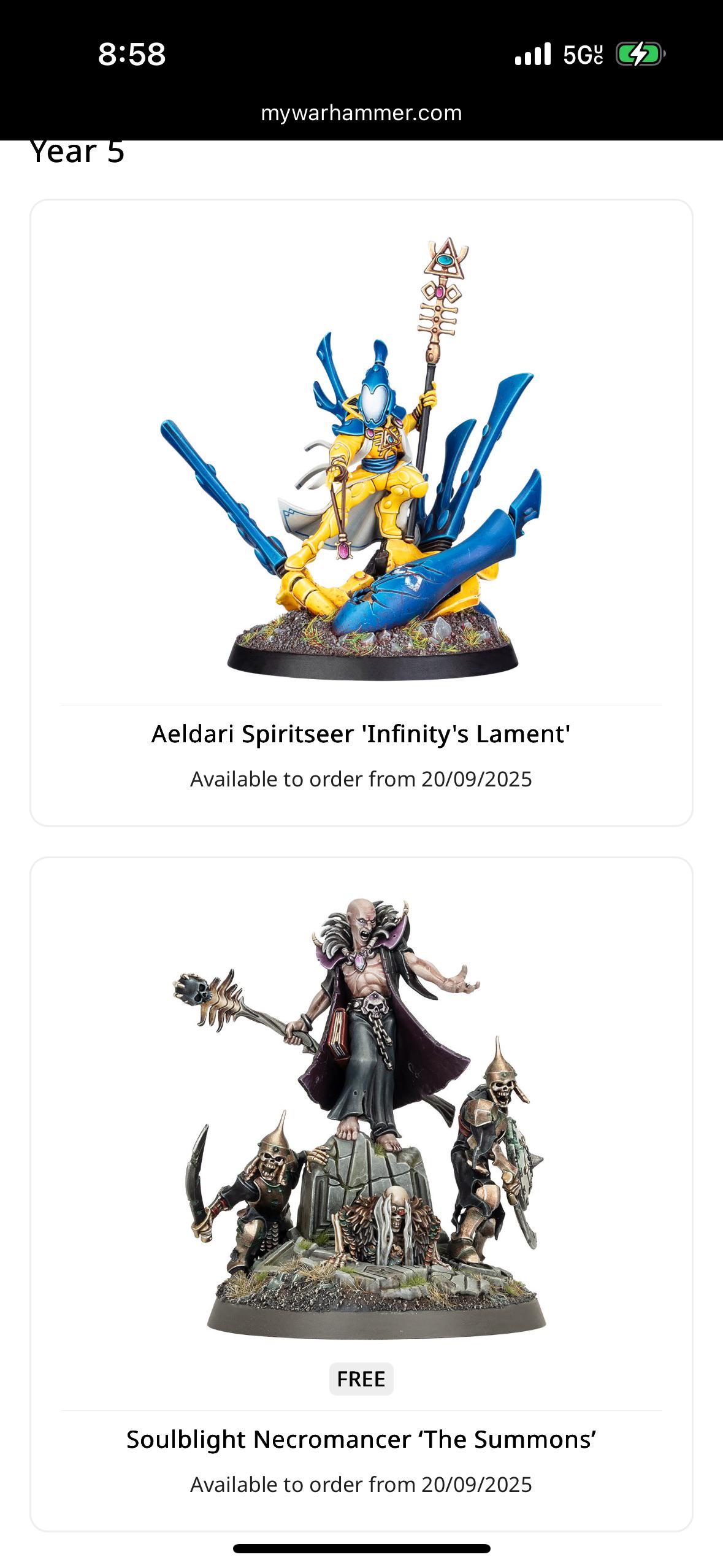 Infinity's Lament arrived : r/Eldar