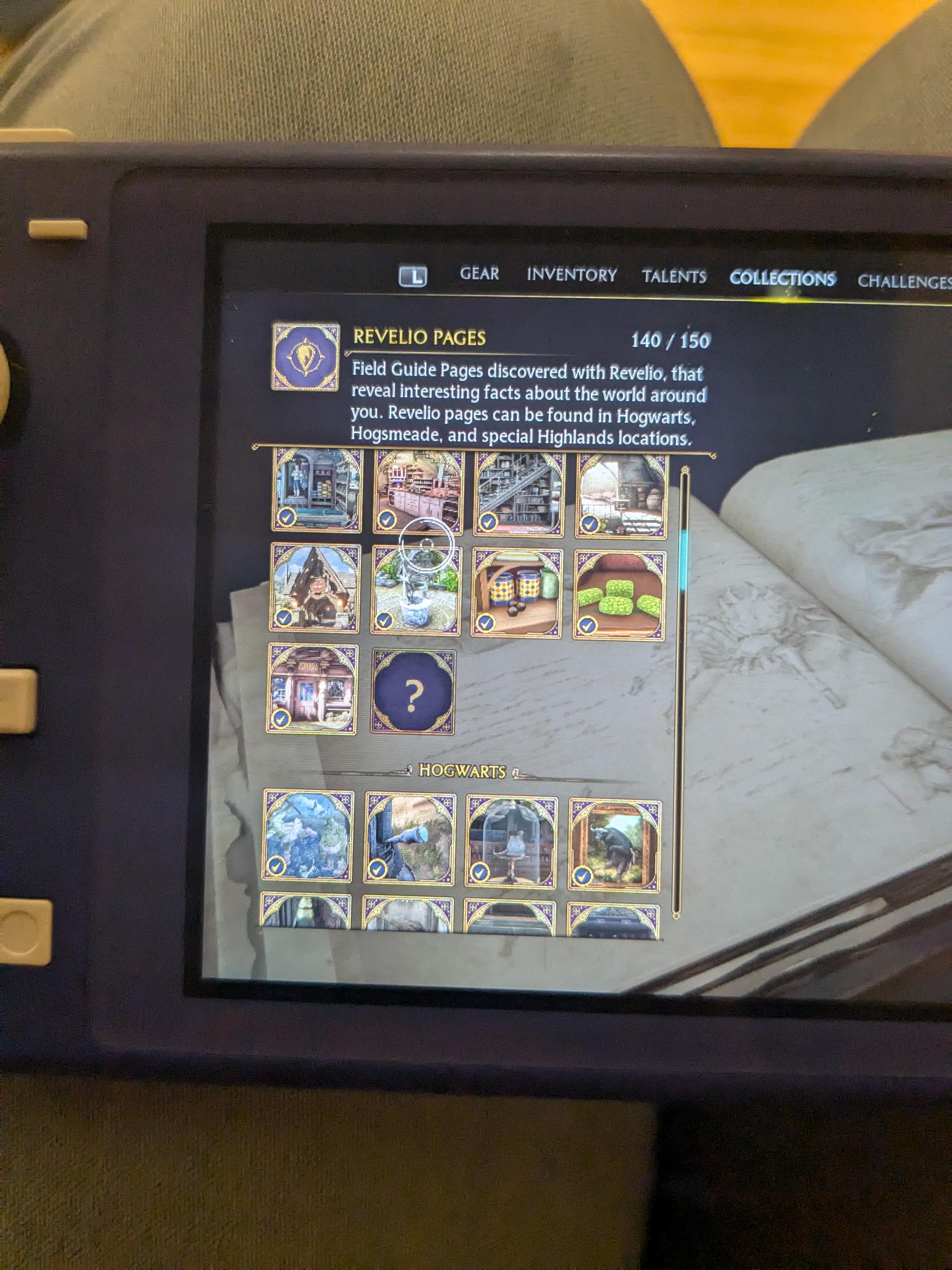 ホグズミードのレベリオページについて助けて :( : r/HarryPotterGame