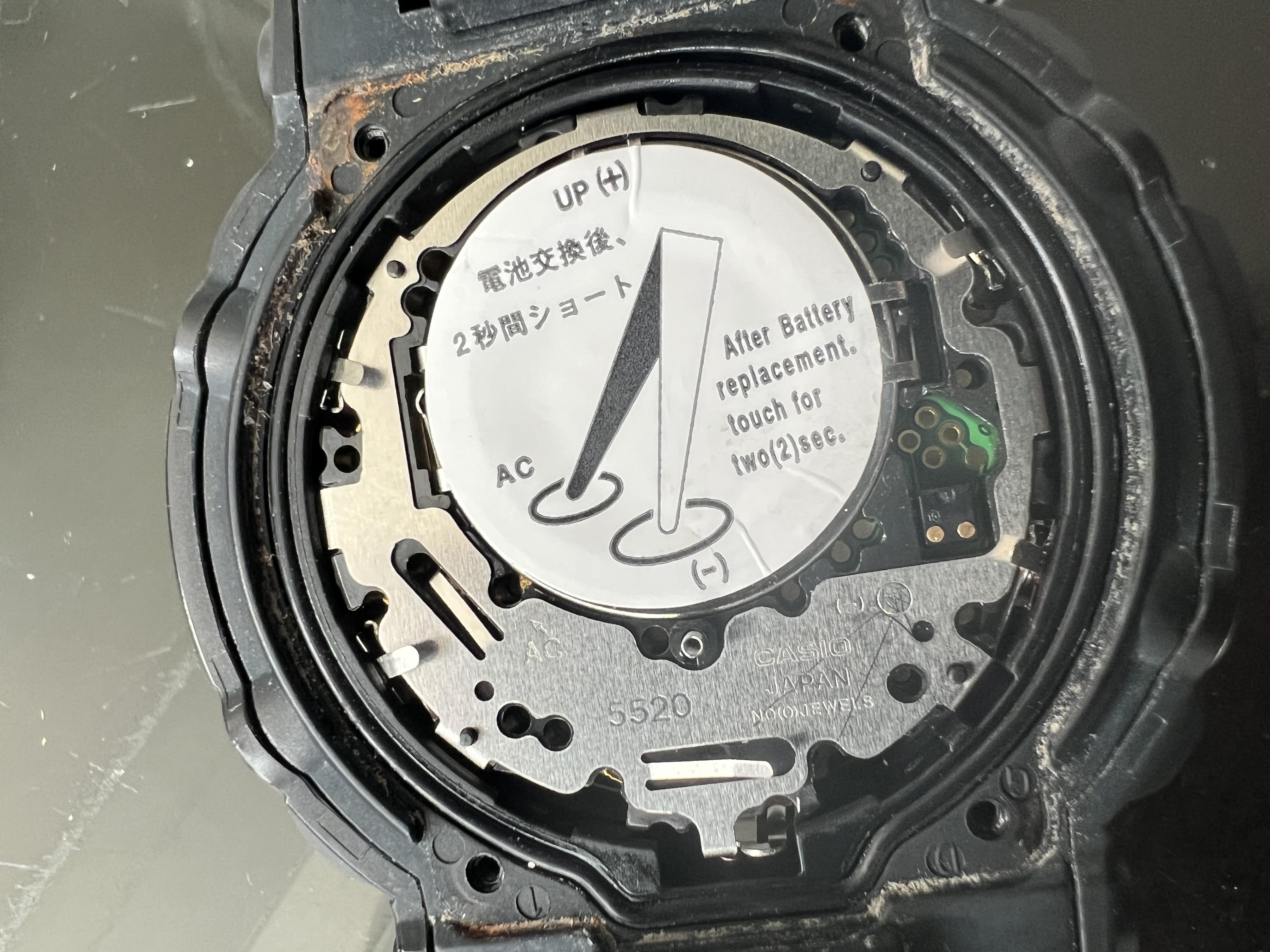 G-SHOCK GA800 の電池交換のヘルプ : r/casio