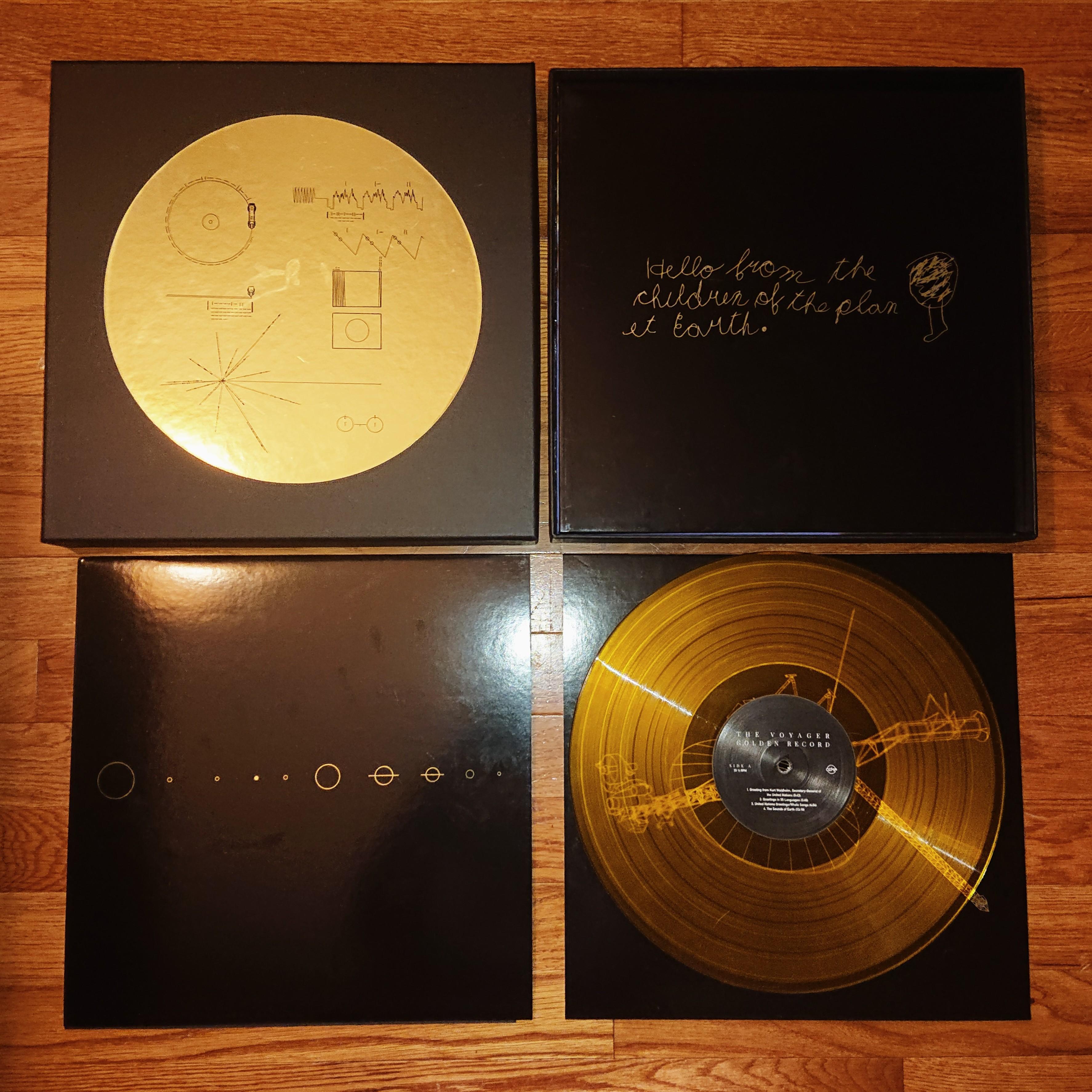 このボイジャー1号のゴールデンレコードのレプリカのビニールセット