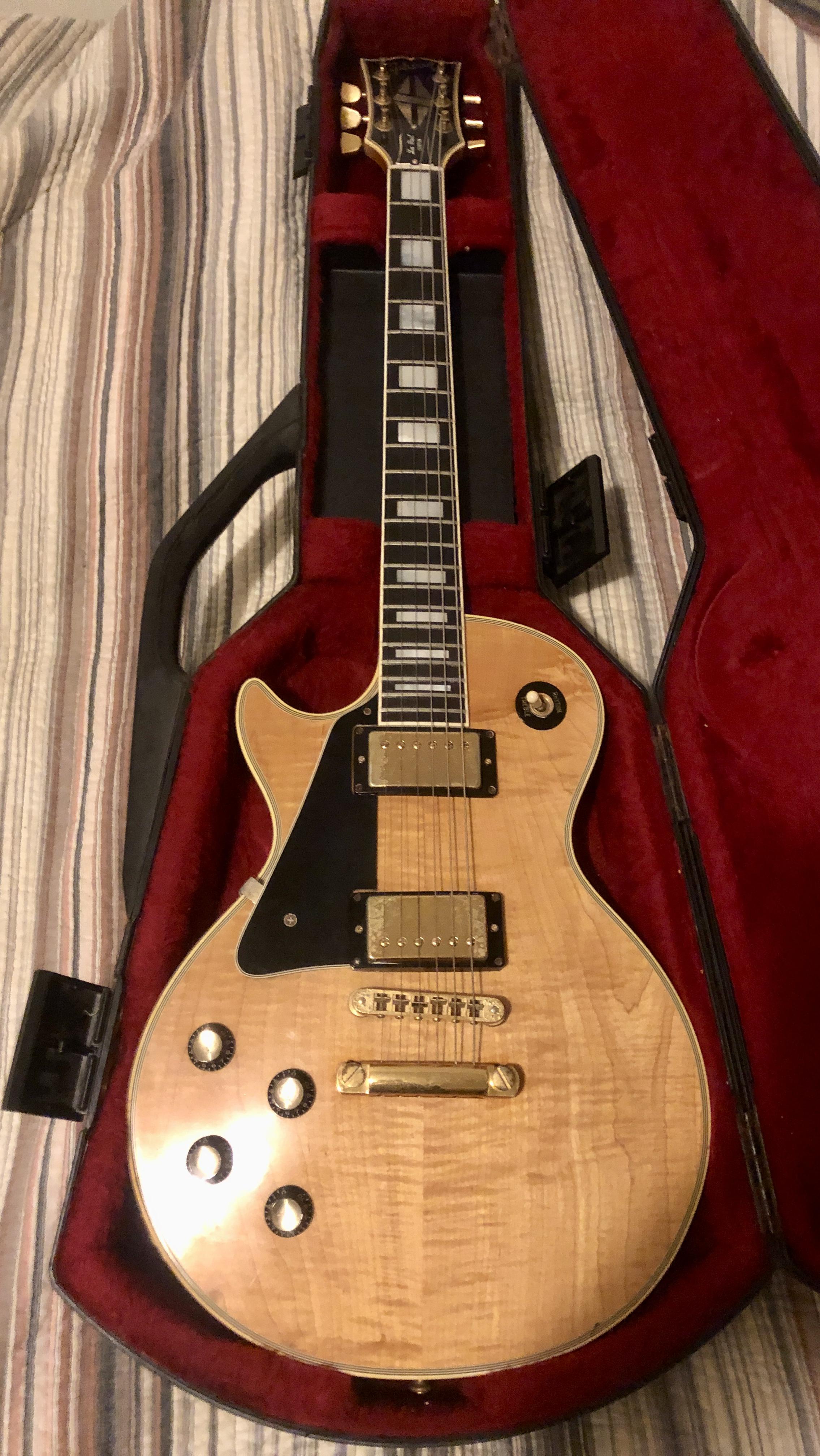 新しいギターの日 - 1979年製レフティレスポールカスタム - ナチュラル