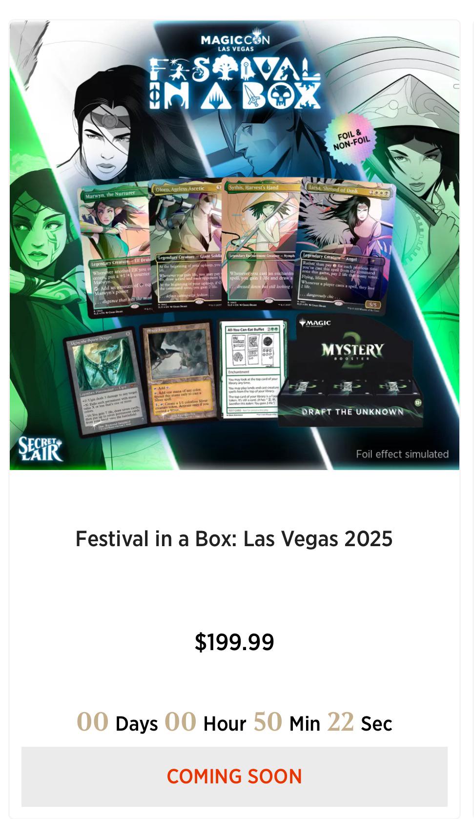 Vegas Festival in a Box 200USD : r/secretlair_collectors