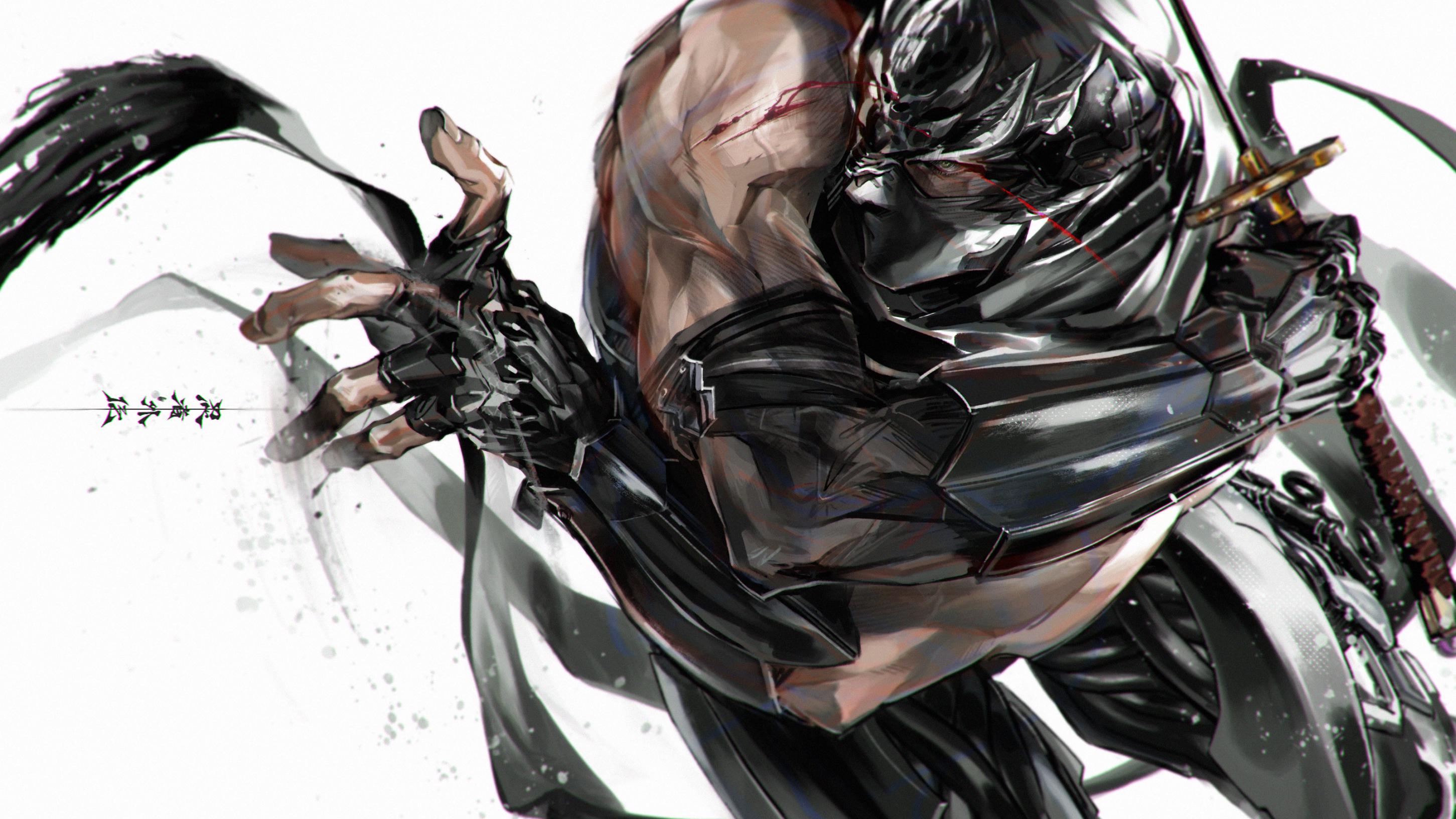 Ryu Hayabusa illustration by Tomoko Nishii 'PlatinumGames' for