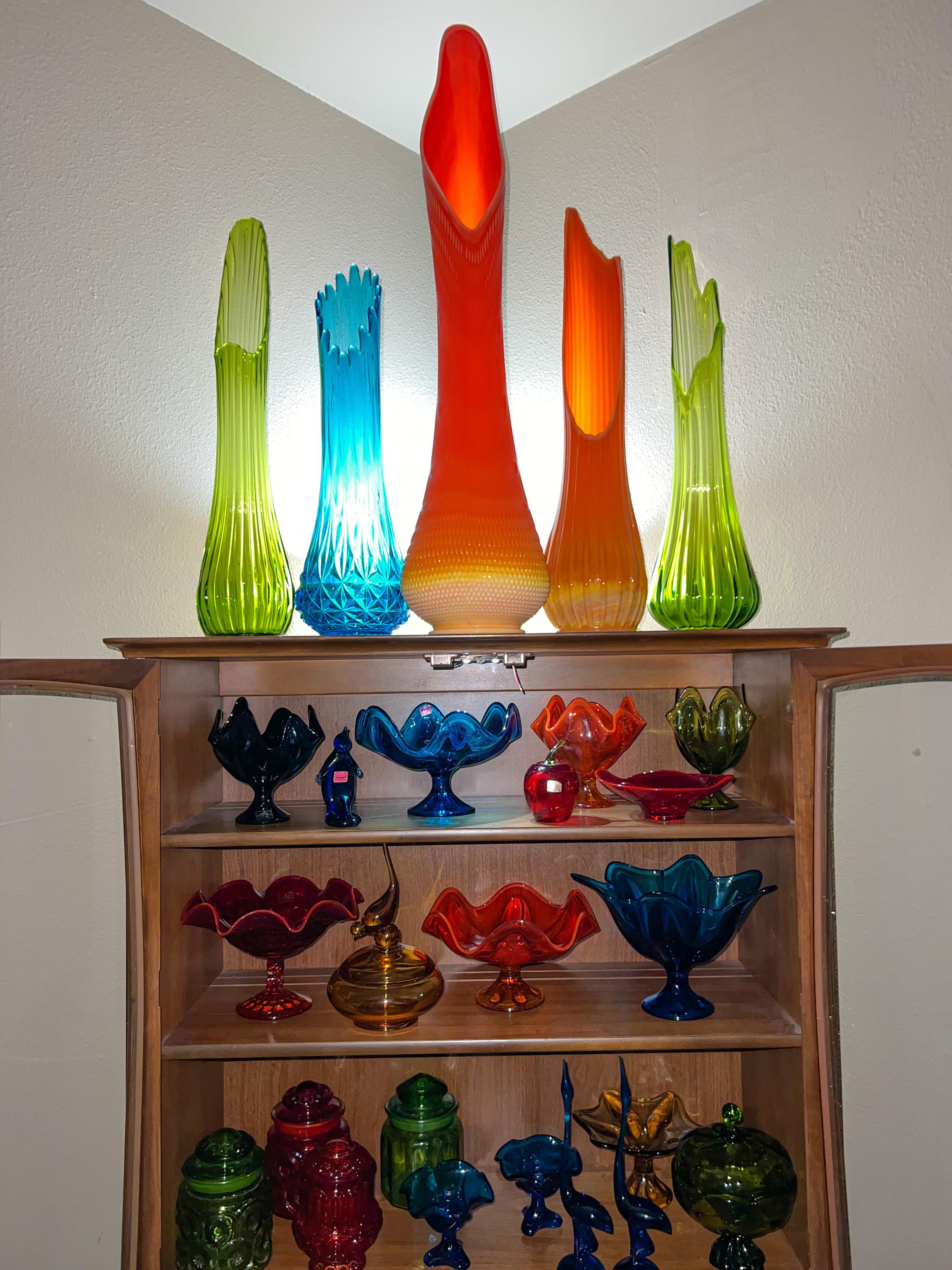 Only started collecting Viking and LE Smith Swung Glass in August