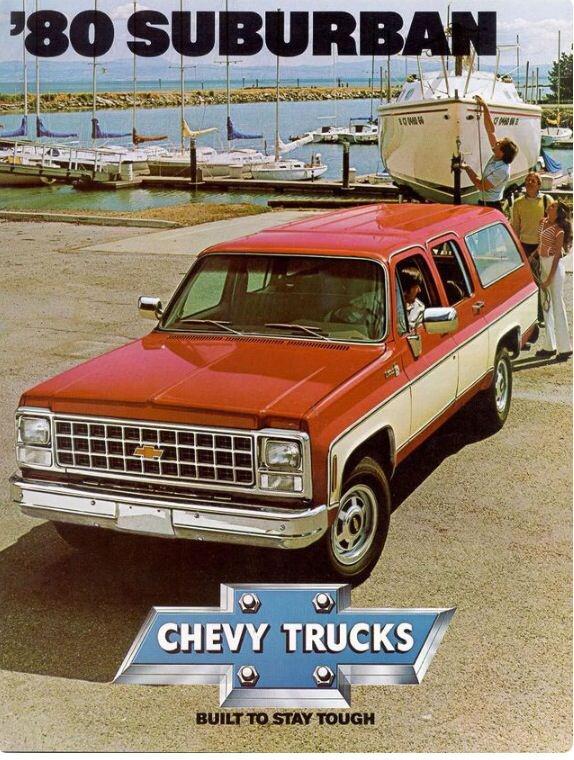 1980年 シボレー・サバーバン : r/classiccars