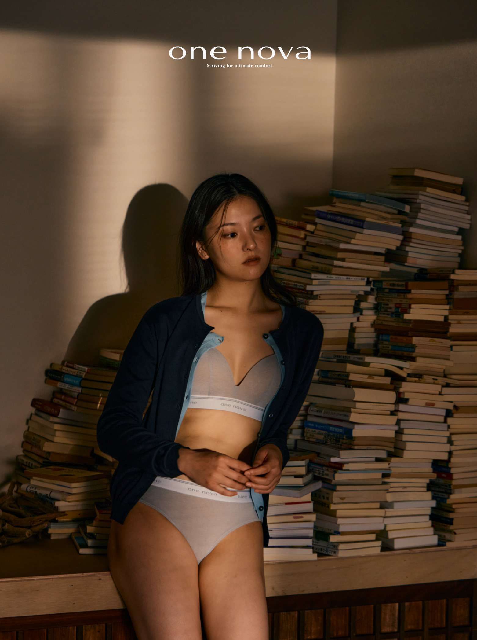 毎日使えるメリノウールブラ | 3D構造でノンワイヤーとは思えない形