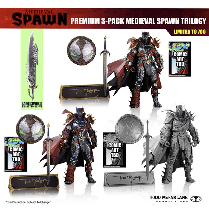 Medieval Spawn Black Edition フィギュア Action Figure Insider