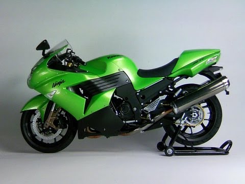 TAMIYA 1:12 KAWASAKI ZX-14 (ZZR1400) 2009年型北米仕様 - YouTube