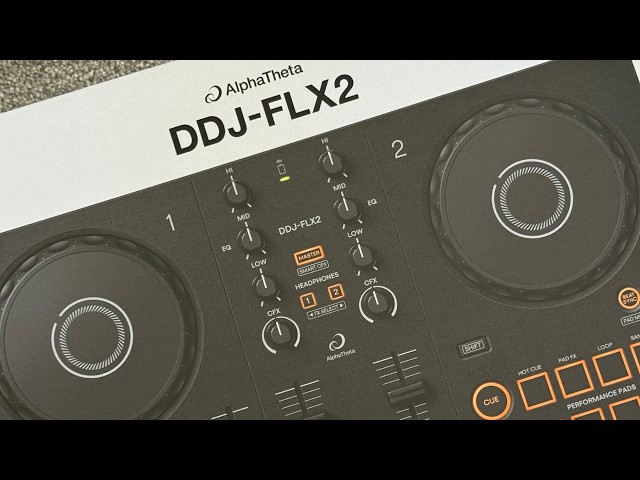 DDJ-FLX 2 unboxed - the smallest AlphaTheta DJ controller - YouTube