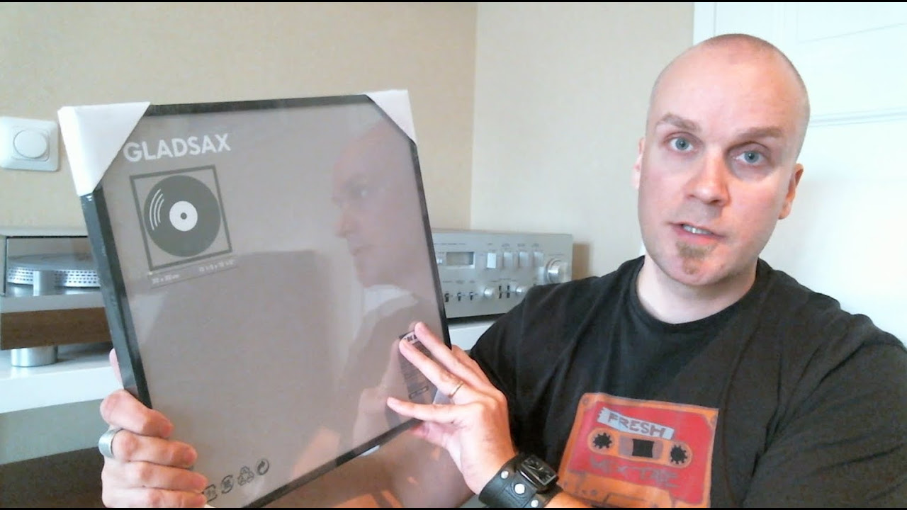 IKEA GLADSAX vinyl record frames - YouTube