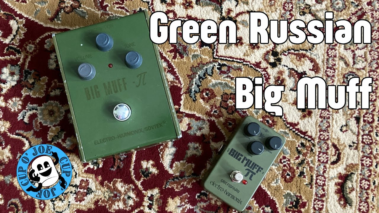 EHX Green Russian Big Muff - Original vs Reissue with Black Keys