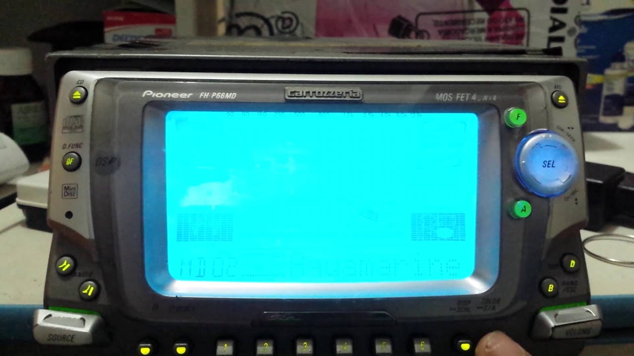 Pioneer carrozzeria fh p66 md - YouTube