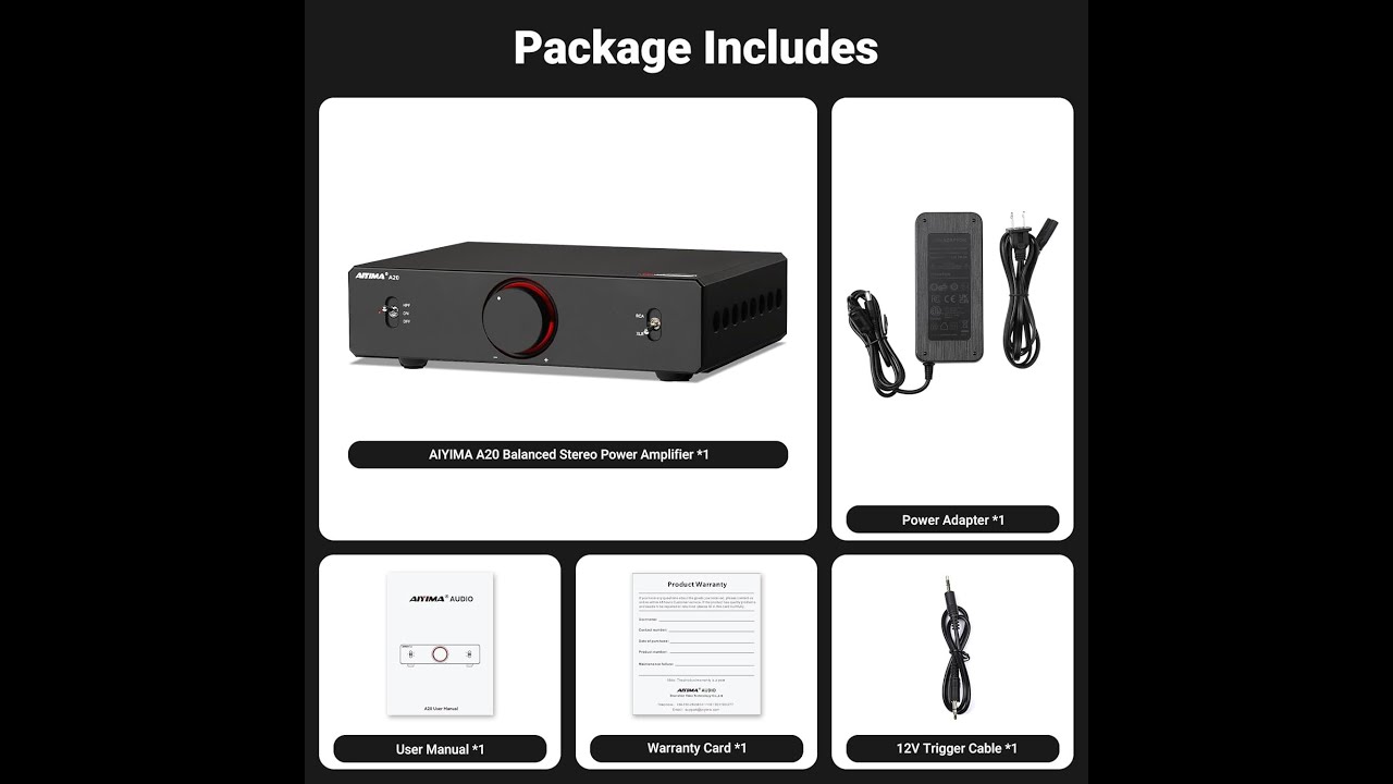 AIYIMA A20 2.1 Balanced Power Amplifier Review : Studio-Grade