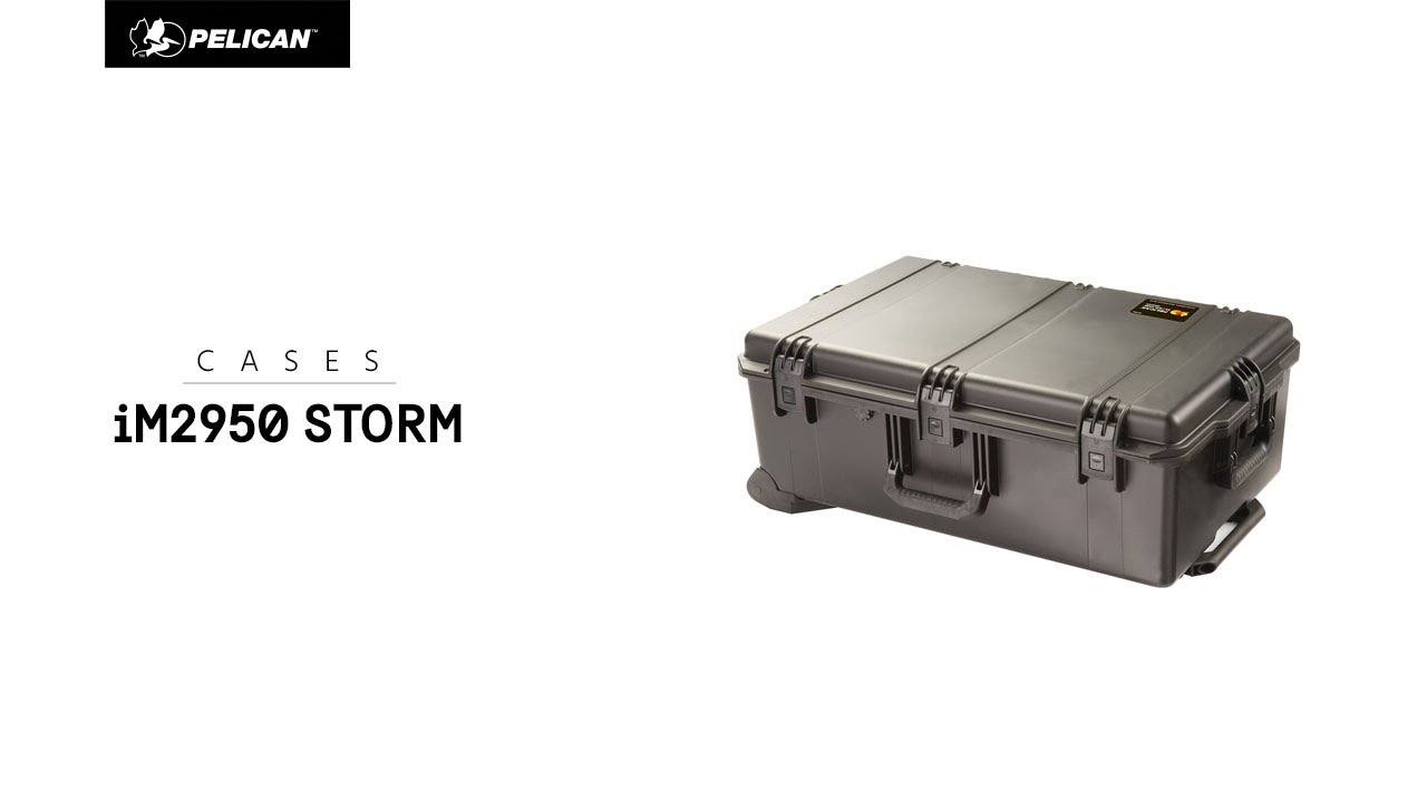 Pelican Storm iM2950 Case with Wheels, No Foam, Yellow IM2950-20000