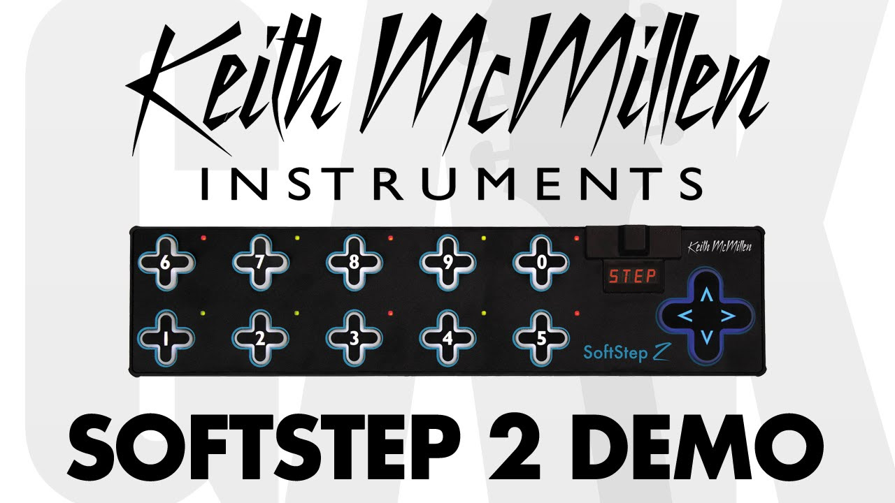 Keith McMillen - SoftStep 2 Foot Controller Demo at GAK - YouTube