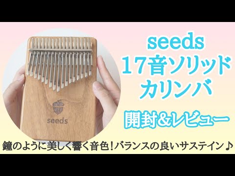 seedsの17音ソリッドカリンバ開封＆レビュー！構造も他とはちょっと