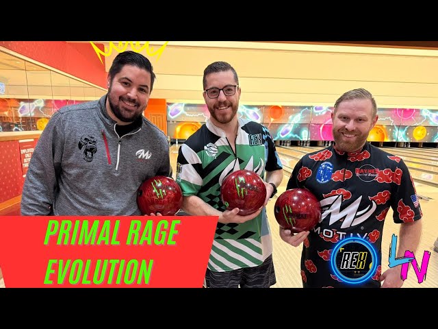 Motiv Primal Rage Evolution Bowling Ball Review ft. REX Ball