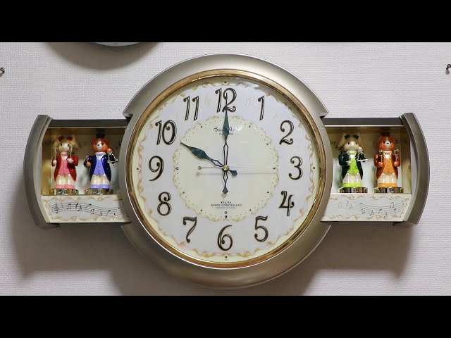 Small World スモールワールド音楽隊N からくり時計 4MN440RH18 - YouTube