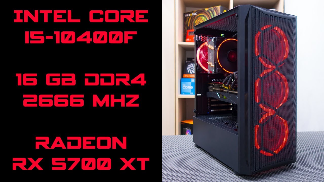 Intel Core i5 10400F and RX 5700 XT. Game Benchmark Test - YouTube