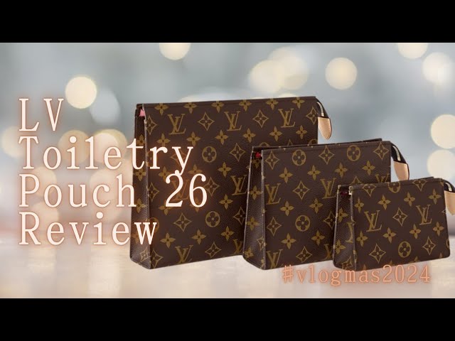 Louis Vuitton Toiletry Pouch 26 Review & What Fits | Vlogmas Day 1