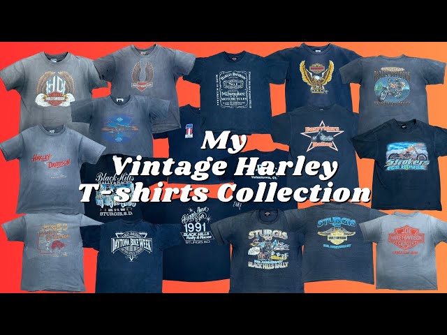 My top 10 Harley Davidson vintage t-shirts! - YouTube