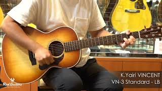 Red Guitars - K.Yairi VINCENT / VN-3 Standard - LB - YouTube