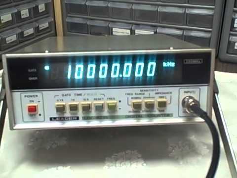 LDC 823S unit 5 frequency counter - YouTube