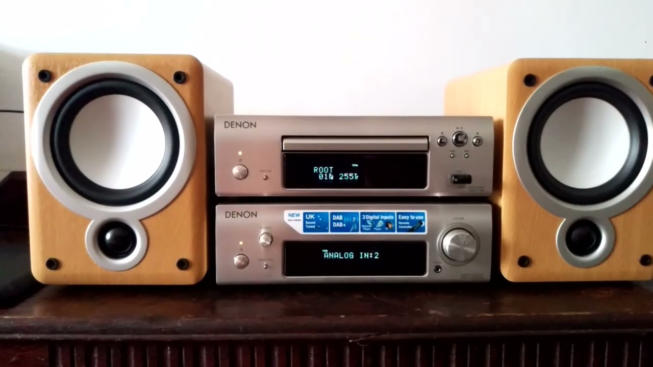 High quality sound. DENON DRA-F109 DCD-F109 Speakers DENON SC-M73