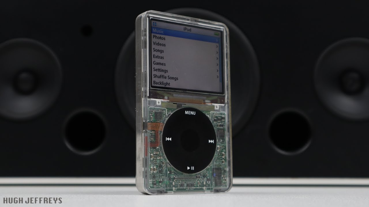 Custom Transparent iPod Classic 5th Gen - 256GB SSD & 