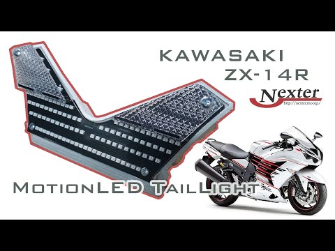 ZX14R モーションLEDテールランプ ZZR1400 - YouTube