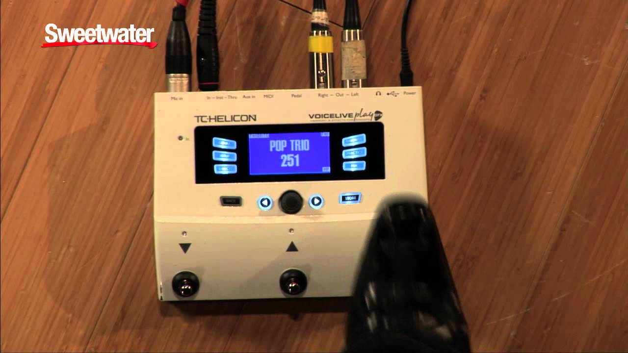 TC Helicon VoiceLive Play GTX Guitar and Vocal Effects Processor