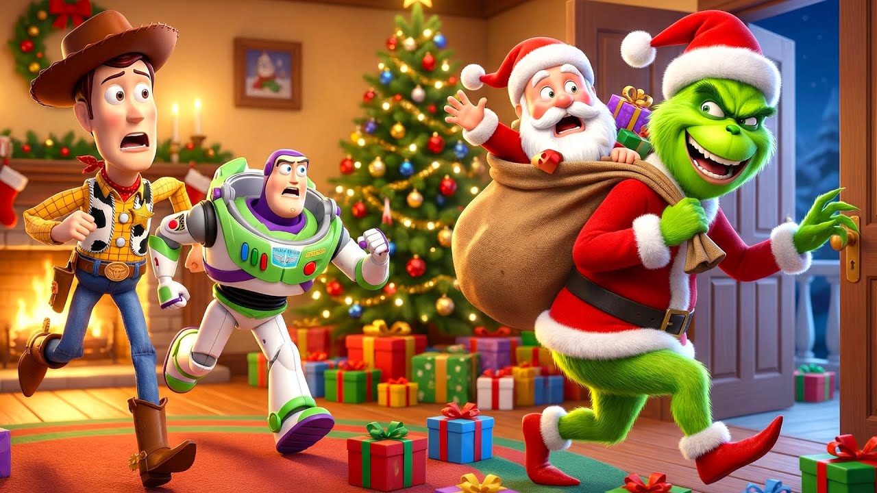 ⭐ TOY STORY: Woody & Buzz's Race to Rescue Santa Before Christmas
