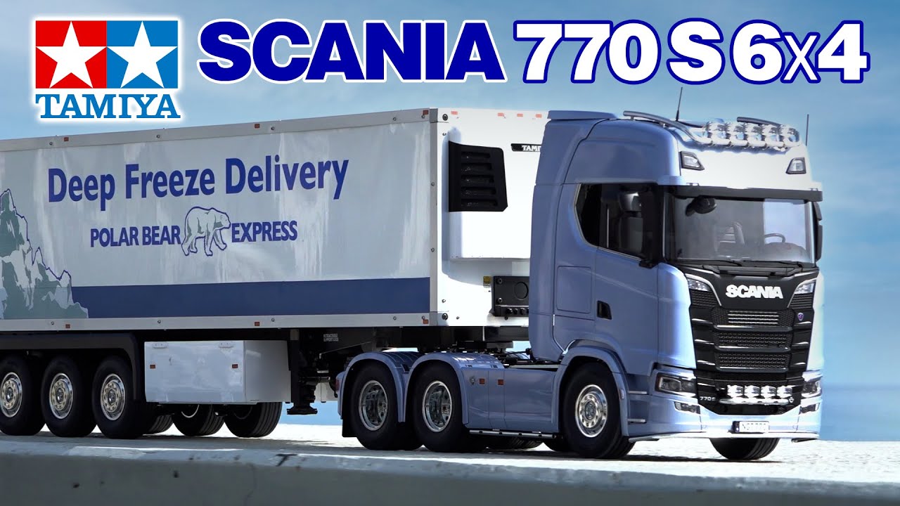 TAMIYA 1/14 R/C Scania 770 S 6x4 タミヤ スカニア 770 S 6x4 フル