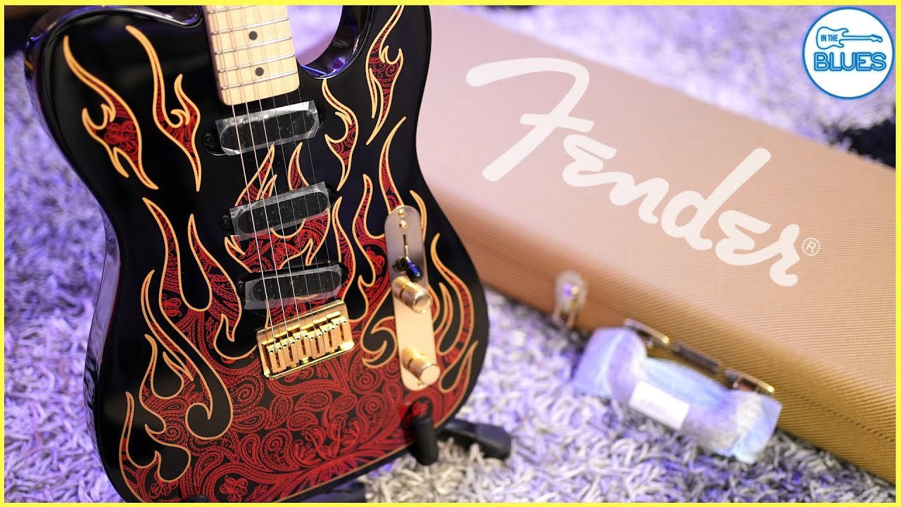 Fender Telecaster James Burton 4/7: Candy Red - YouTube