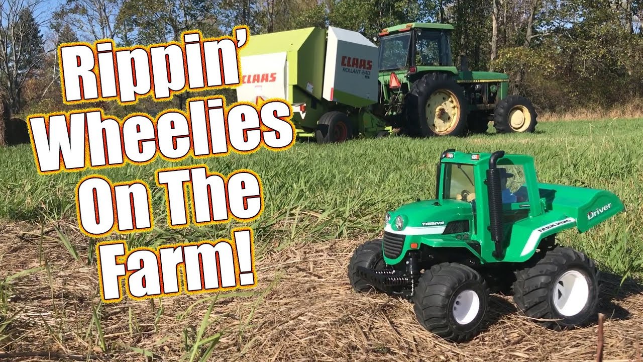 Pulling Wheelies All Day Long! - Tamiya Farm King WR-02G RC