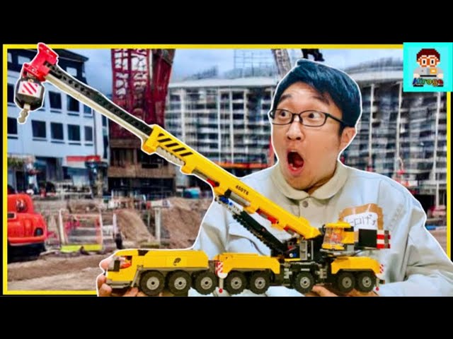 Redesigned to over 600mm tall!] LEGO City Yellow Crane Truck 60409