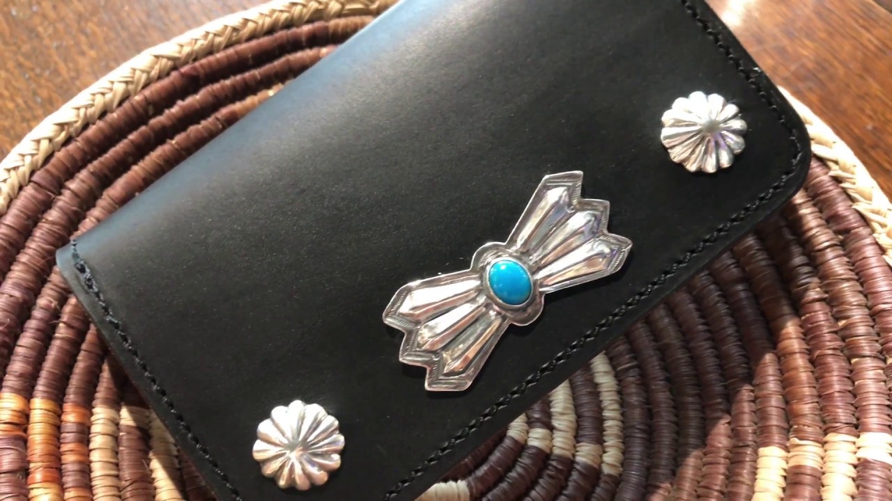 LARRY SMITH / ラリースミス カスタムレザーウォレットSサイズ - YouTube