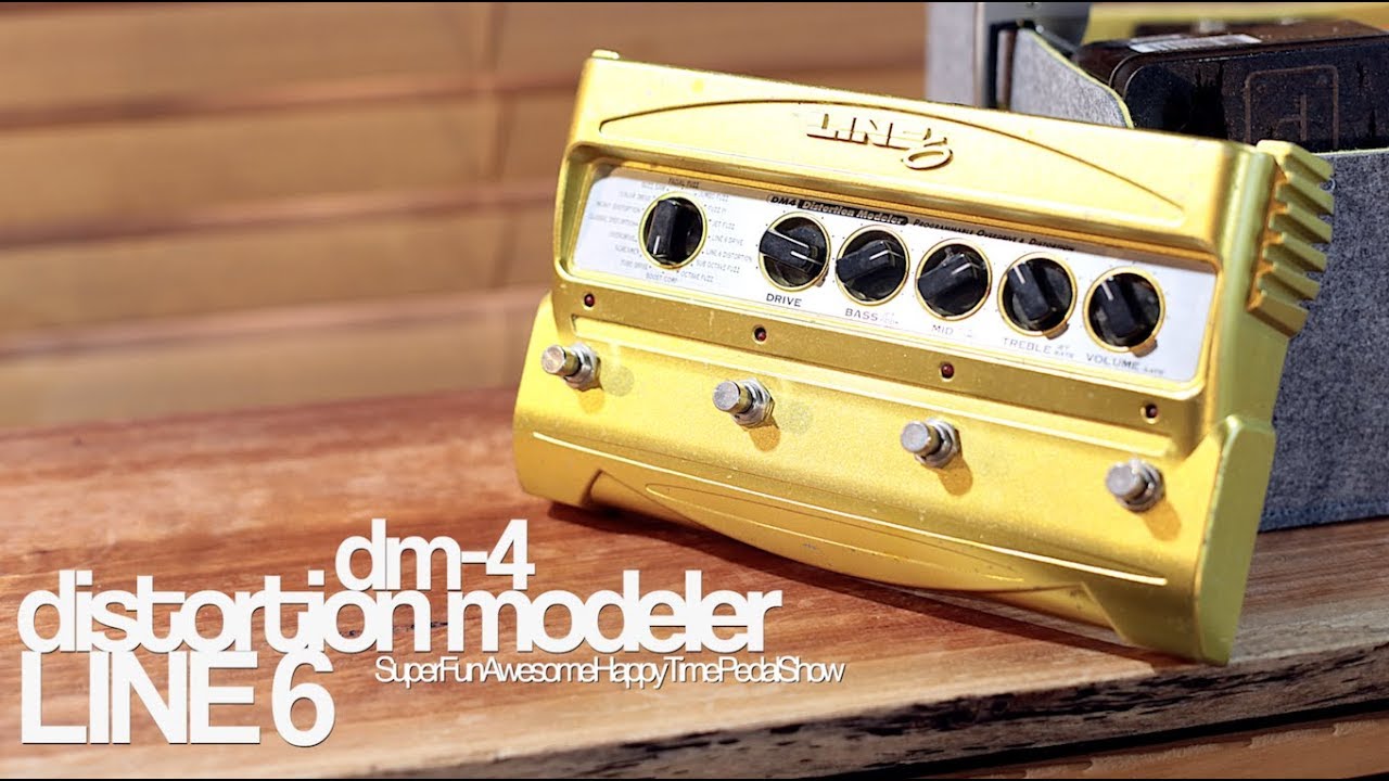 Line 6 DM-4 Distortion Modeler - YouTube