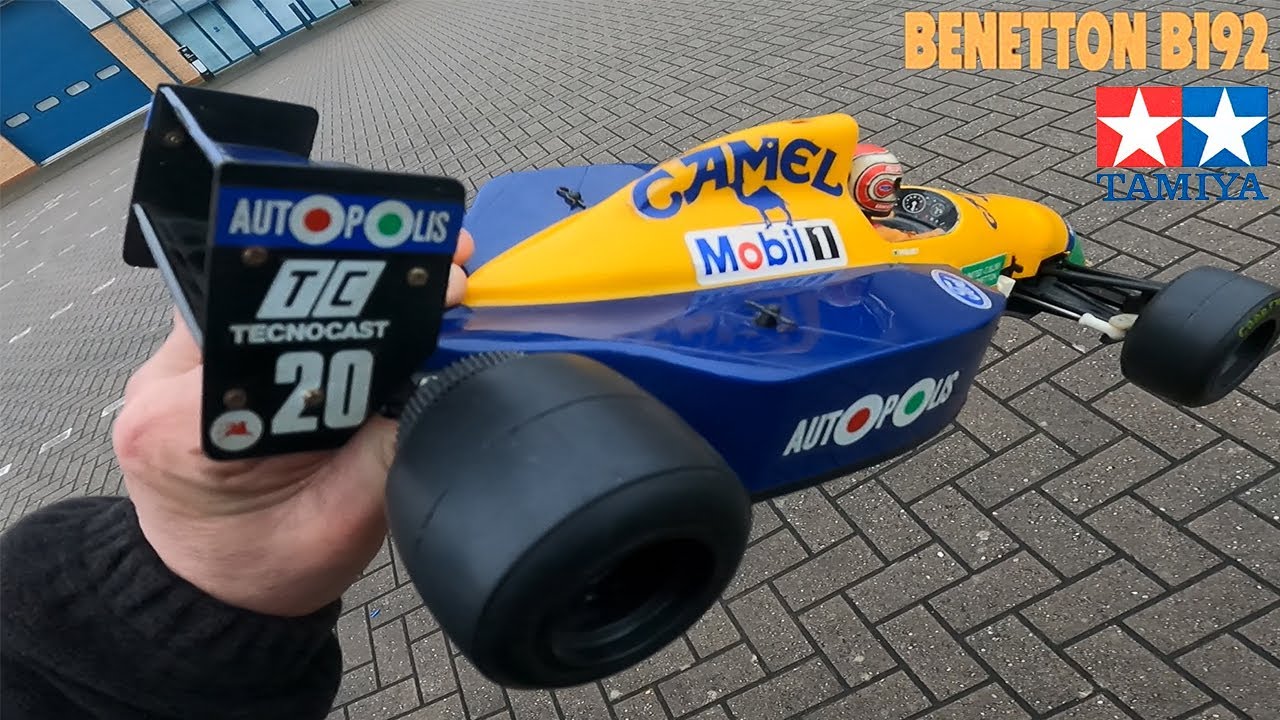 1993 Tamiya F102 Benetton B192 gets some pre-season testing