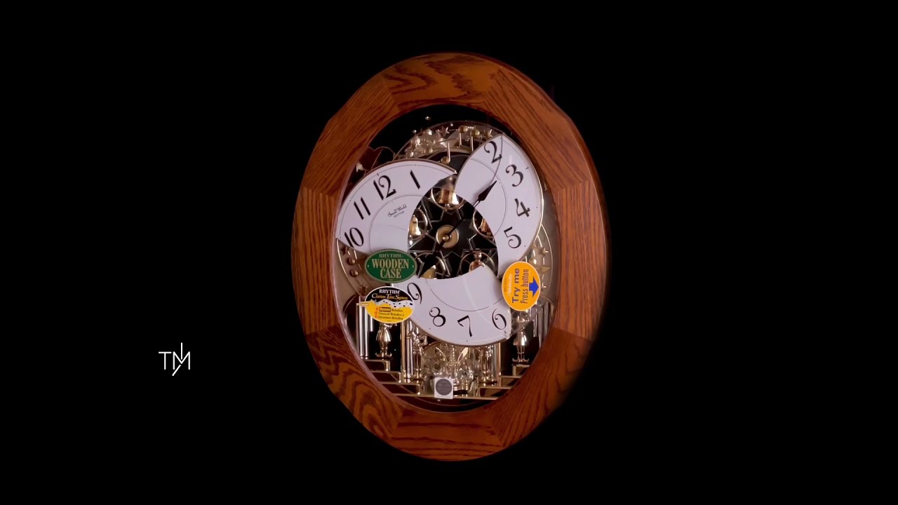 All Melodies | RHYTHM Joyful Essence Clock - 4MH417WU06 （スモール