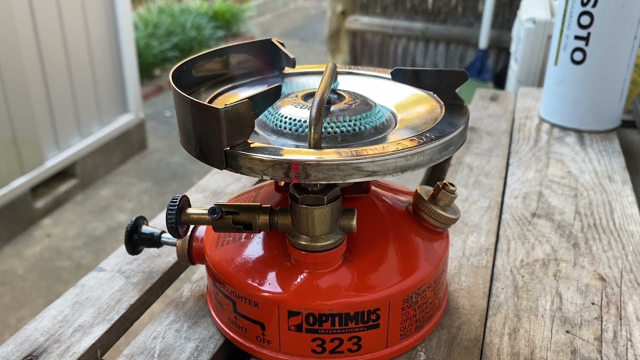 Optimus 323 燃焼確認 点火〜消火まで オプティマスシングルバーナー